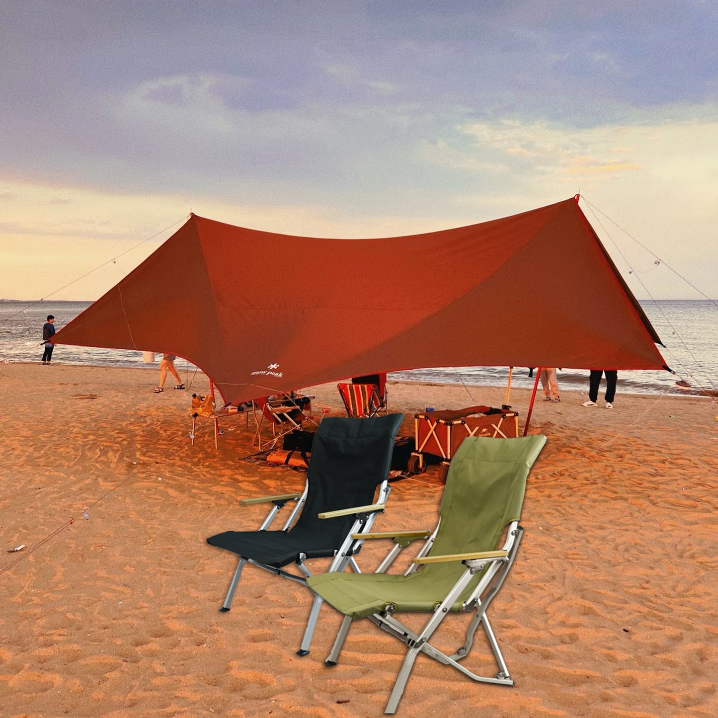 Camping chairs lawn chairs folding chairs for outside beach chair for outside, travel, picnics