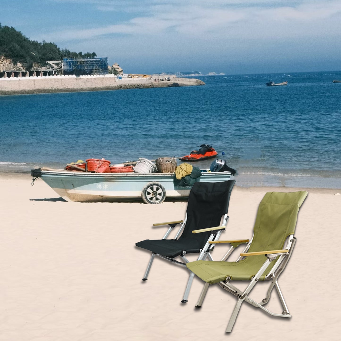 Camping chairs lawn chairs folding chairs for outside beach chair for outside, travel, picnics